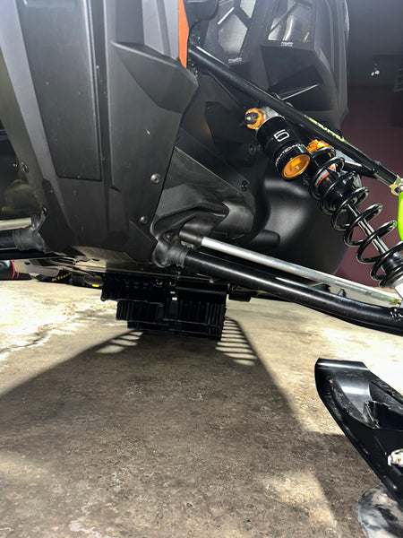 Carbon Fiber Tie Rod Boot Savers for Arctic Cat Catalyst 858