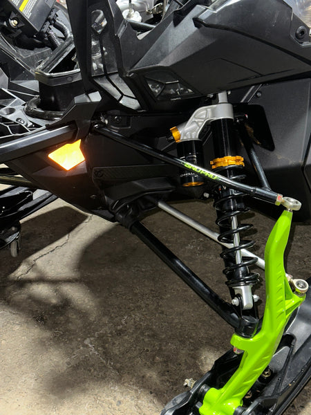 Carbon Fiber Tie Rod Boot Savers for Arctic Cat Catalyst 858