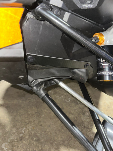 Carbon Fiber Tie Rod Boot Savers for Arctic Cat Catalyst 858